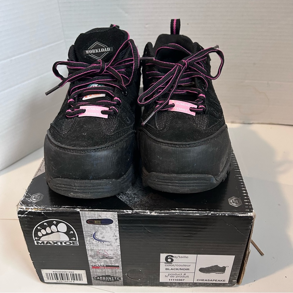 WORKLOAD CHEASAPEAKE Women's Black steel toes Shoes